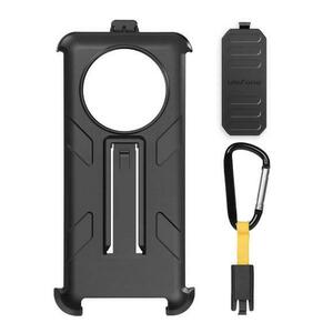 Carcasa pentru Ulefone ARMOR X31 / X31 Pro, PC, Protectie 360 , Clip Rotativ, Carabina, Multifunctionala (Negru) imagine