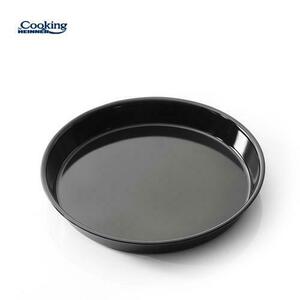 Tava emailata rotunda Heinner HR-NR-R40, 40 x 4.5 CM (Negru) imagine