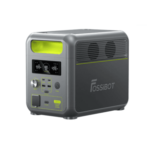 Statie de incarcare portabila Fossibot F1200, 1200W, 1024Wh, Ecran LCD, Lanterna LED, SOS, 2 x USB-A, 2 x USB-C (Gri/Verde) imagine
