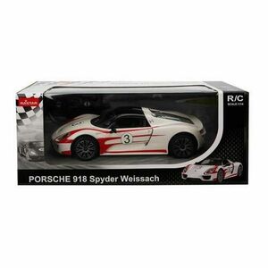 Masina cu telecomanda Porsche 918 Spyder Weissach, scara 1 la 14 (Alb) imagine