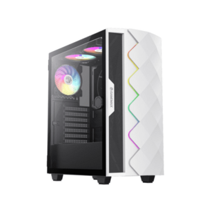 Carcasa Gamemax Diamond CP, Middle Tower, fara sursa (Alb) imagine