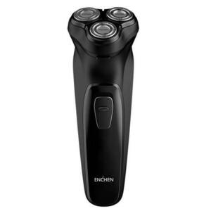 Aparat de ras electric ENCHEN Electric Shaver Blackstone-C, Uscat si umed, 3 capete independente, motor 5W (Negru) imagine
