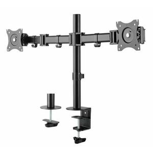 Suport monitoare Deltaco ARM-0300, 13inch - 27inch, 8 Kg/monitor (Negru) imagine