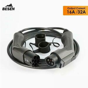 Cablu incarcare EV BESEN BS-CHC007, Drept, 5m, 16A, monofazic, type 1 (Negru) imagine