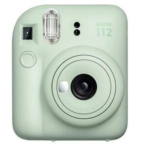 Aparat Foto Compact Instant Fujifilm Instax Mini 12 + Instax Mini Glossy (Verde) imagine