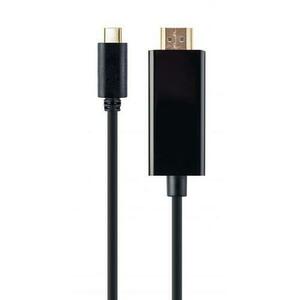 Cablu HDMI Gembird A-CM-HDMIM-01, USB-C la HDMI, 4K/30Hz, 2m (Negru) imagine