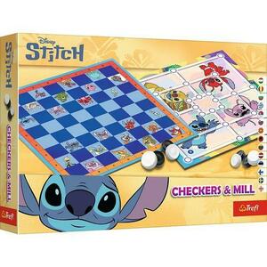 Joc de societate Checkers & Mill, Lillo & Stitch imagine