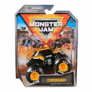Masinuta metalica Monster Jam - Digatron, scara 1 la 64 (Negru/Portocaliu) imagine