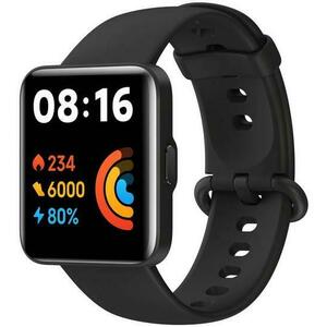 Ceas activity tracker Xiaomi Redmi Watch 2 Lite, GPS, Waterproof 5 ATM (Negru) imagine