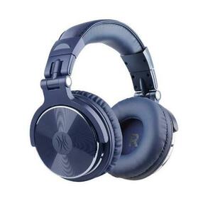 Casti OneOdio cu fir detasabil, tip over ear, utilizare profesionala, DJ, conectare prin Jack 3.5 mm, Jack 6.35 mm, Difuzor 50 mm (Albastru) imagine