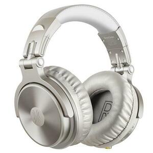 Casti Stereo Wireless OneOdio Pro Studio C, Over Ear, Bluetooth, Jack 3.5/6.35mm, Difuzor 50mm, Impedanta 32 Ohm (Argintiu) imagine