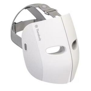 Masca fototerapie LED pentru fata Therabody, TheraFace, vibratie, lumina rosie si albastra, 648 LED-uri (Alb) imagine