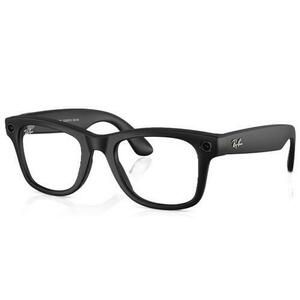 Ochelari Smart Ray-ban META WAYFARER Matte, Wi-Fi 6, Bluetooth, Aparat foto cu filmare, Asistent vocal, 32GB Flash, Rama mata, Lentile cu tranzitie transparent/grafit verde (Negru) imagine