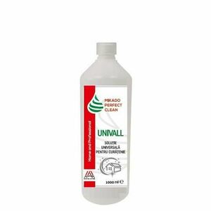 Solutie semiprofesionala universala pentru curatenie, Mikado Perfect Clean UNIVALL, 1 Litru, pentru uz casnic si Horeca imagine