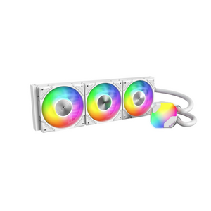 Cooler CPU Montech Hyper Flow AIO, 2200rpm, iluminare aRGB (Alb) imagine