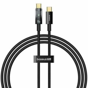 Cablu Date si Incarcare USB-C - USB-C Baseus P10319704111-00 Explorer, 100W, 2m, Negru imagine