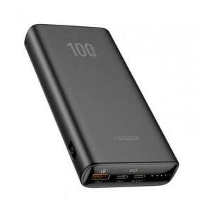 Baterie externa VEGER W2032C-100, 20000 mAh, 1x USB, 2x USB-C, negru, Power Delivery 100W, posibilitate incarcare laptop (Negru) imagine
