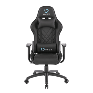 Scaun Gaming ONEX GX220 AIR, Max 125 kg, Spuma, Cadru metalic, PVC (Negru) imagine