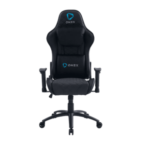 Scaun Gaming ONEX GX330, Max 125 kg, Cotiere 2D, Cadru metalic, Spuma, PVC (Negru) imagine