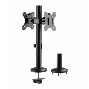 Suport monitor Logilink BP0109, 17-32inch, rotatie, inclinare, pivotare, verticala, max 8 Kg x 2 (Negru) imagine