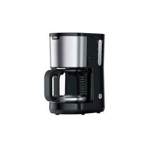 Cafetiera Braun KF 1500 BK PurShine, 1000 W, OptiBrew, Oprire automata, 10 cesti, Anti-picurare (Negru/Inox) imagine