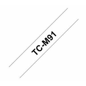 Banda Laminata Brother TCM91, 9mm (Negru/Transparent) imagine