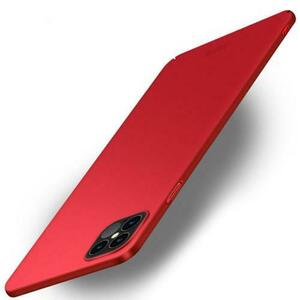 Protectie Spate Mofi Frosted Ultra Thin SYA001171702D pentru Apple iPhone 12 Pro Max (Rosu) imagine