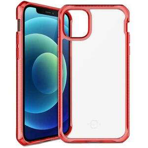 Protectie Spate IT Skins Hybrid Clear AP2G-HBMKC-RATR pentru Apple iPhone 12 Mini (Rosu) imagine