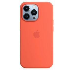 Husa de protectie Apple Silicone Case with MagSafe pentru iPhone 13 Pro, Nectarine imagine
