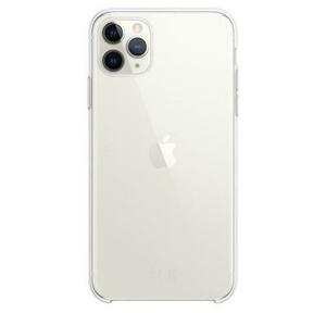 Protectie Spate Apple MX0H2ZM/A pentru Apple iPhone 11 Pro Max, Silicon (Transparent) imagine