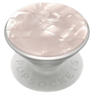Suport Stand Adeziv Popsockets PopGrip Luxe Acetate Pearl White P801128 (Roz/Alb) imagine