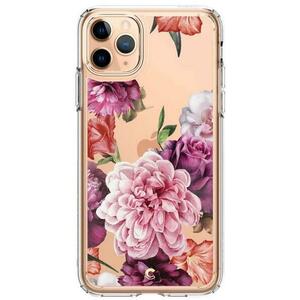 Protectie Spate Spigen Ciel Cecile Rose Floral 077CS27264 pentru iPhone 11 Pro (Transparent/Multicolor) imagine