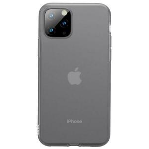 Protectie Spate Baseus Liquid Silica Gel Protective WIAPIPH58S-GD01 pentru iPhone 11 Pro (Negru) imagine