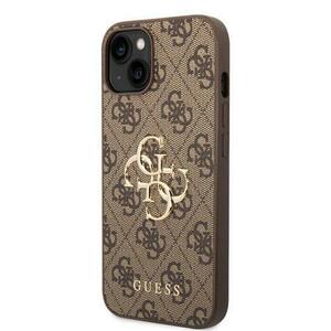 Protectie Spate Guess 4G Big Metal Logo pentru iPhone 14 (Maro) imagine