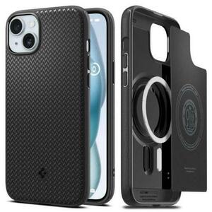 Husa protectie spate Spigen Mag Armor ACS06815, MagSafe, pentru Apple iPhone 15 (Negru) imagine