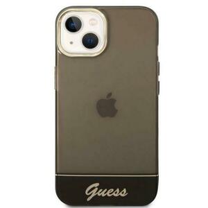 Protectie spate Guess Camera Outline Translucent pentru Apple iPhone 14 (Maro) imagine