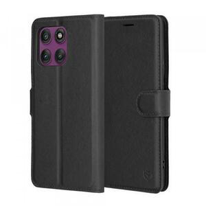Husa pentru Motorola Edge 60 Pro, Techsuit, Leather Folio, Neagra imagine