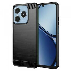 Husa pentru Realme C63 / C61, Techsuit, Carbon, Neagra imagine