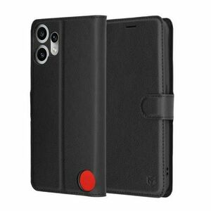 Husa pentru Nothing CMF Phone 2 Pro, Techsuit, Leather Folio, Neagra imagine