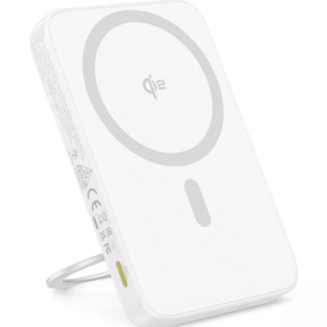 Baterie externa Baseus PicoGo Qi2 Magnetic 5000mAh, 20W/ USB-C, 15W/Wireless (Alb) imagine