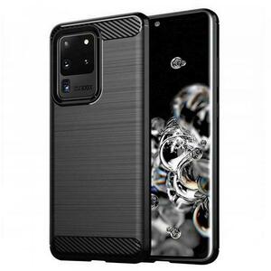 Husa Techsuit Carbon pentru Samsung Galaxy S20 Ultra 5G G988 / S20 Ultra G988 (Negru) imagine