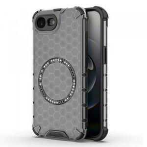 Husa MagSafe pentru Apple iPhone 16e, Techsuit, HoneyComb Shield, Neagra imagine