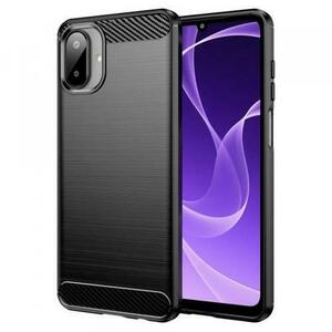 Husa pentru Samsung Galaxy A07, Techsuit, Carbon, Neagra imagine