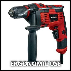 Masina de gaurit cu percutie Einhell TC-ID 720/1 E, 720 W, mandrina 13 mm, gaurire metal/lemn/zidarie 10/30/13 mm imagine