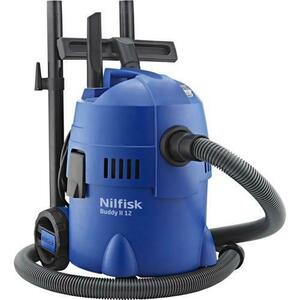 Aspirator uscat-umed Nilfisk BUDDY II, 12L, 1200 W (Negru/Albastru) imagine
