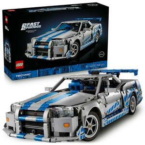 LEGO® Technic - Masina Nissan Skyline GT-R (R34) din Mai furios, mai iute 42210, 1410 piese imagine
