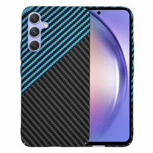 Husa pentru Samsung Galaxy A54 A546, Techsuit, Carbonite FiberShell, Bleu imagine