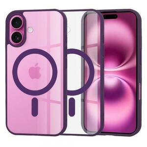 Husa MagSafe Techsuit Pro pentru Apple iPhone 16 Plus (Transparent/Mov) imagine