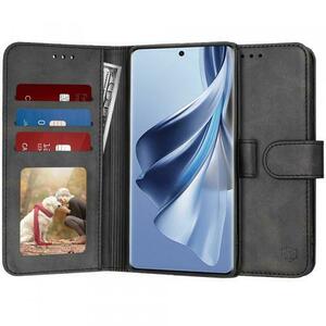 Husa Techsuit Diary Book pentru Oppo Reno10 / Reno10 Pro (Negru) imagine