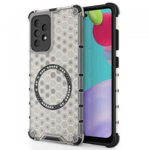Husa MagSafe pentru Samsung Galaxy A52s 5G A528 / A52 5G A526 / A52 A525, Techsuit, HoneyComb Shield, Alba imagine